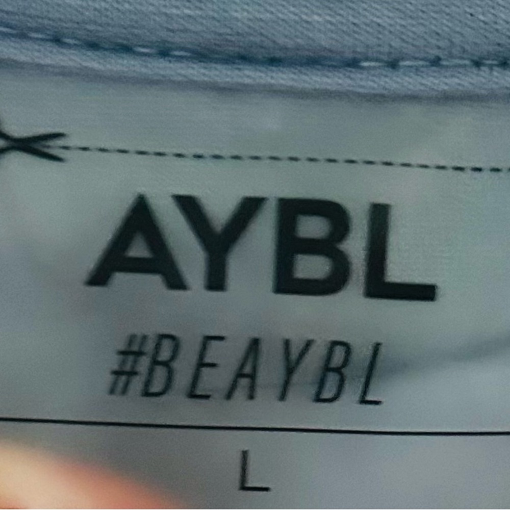 AYBL Cropped Slate Blue Crewneck Sweatshirt - Women - Picture 6 of 7